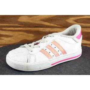 adidas Toddler Girls 8 Medium‎ White Fashion Sneakers Synthetic 039001
